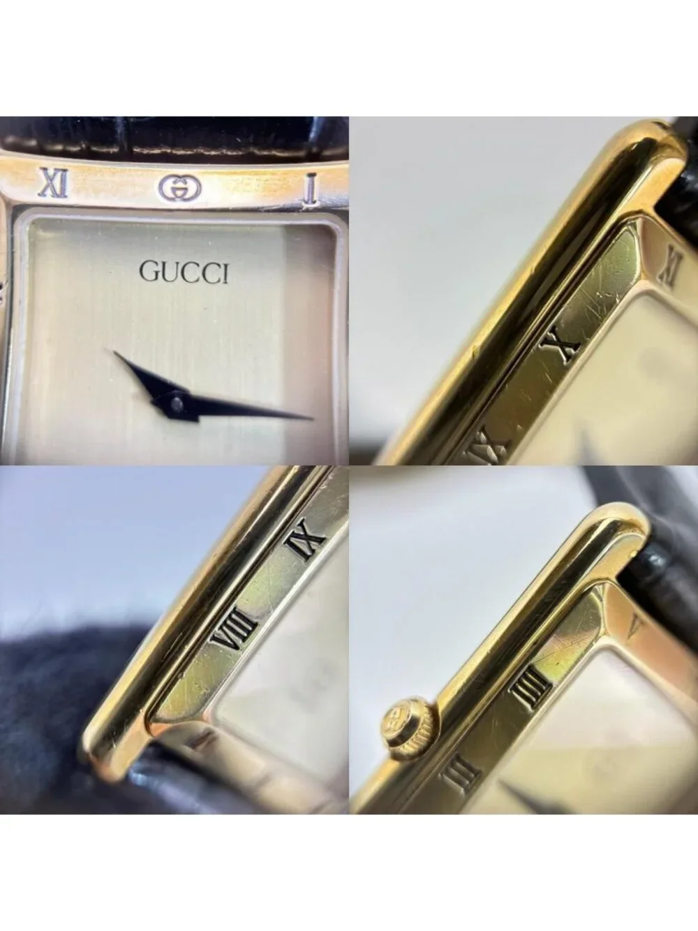 Gucci Square Gold Watch